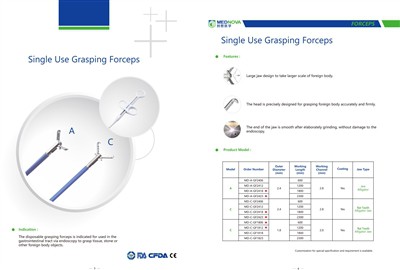 Podrobné predstavenie produktu MEDNOVA jednorazové uchopovacie kliešte
